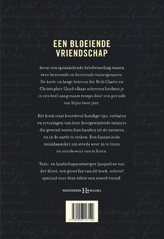 Een bloeiende vriendschap achterkant