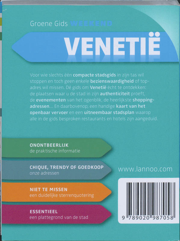 Venetie / De Groene Reisgids achterkant