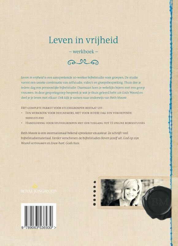 Leven in vrijheid achterkant