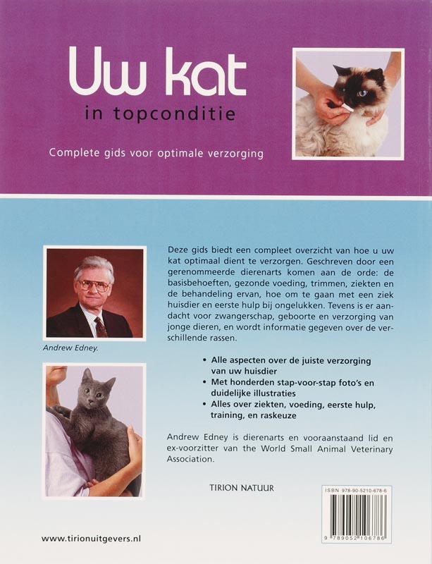 Uw kat in topconditie / Tirion natuur achterkant