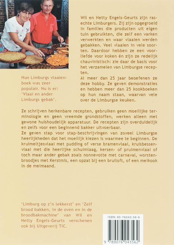 Vlaai en ander Limburgs gebak achterkant
