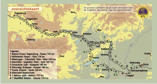 boekenbalie_9789064558337_cover Limes fietsroute, dl.2 Oostenrijk - Hongarije, Donau en Puszta