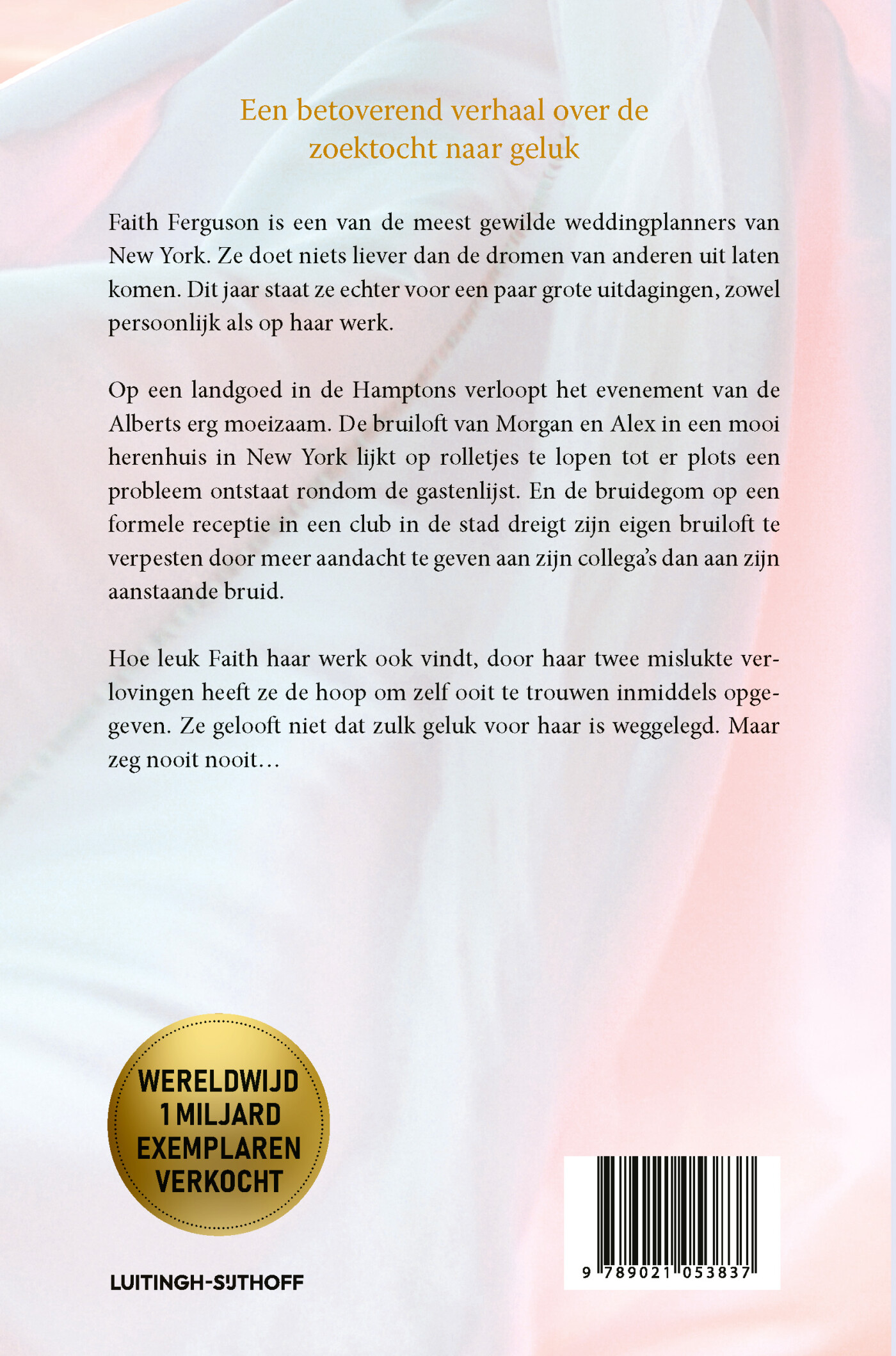 De weddingplanner achterkant