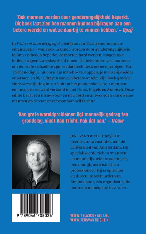 Wat voor man wil jij zijn? achterkant