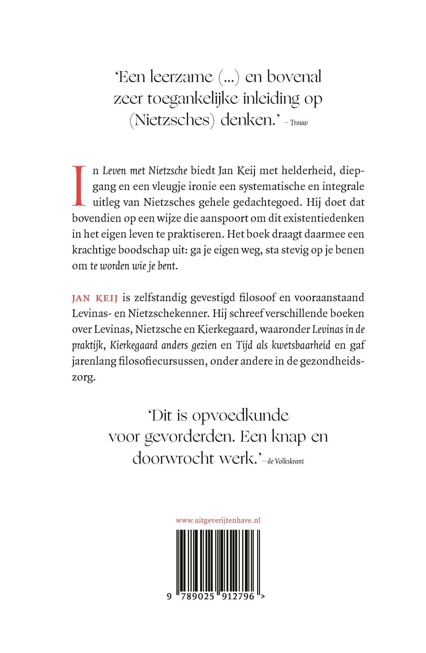 Leven met Nietzsche achterkant