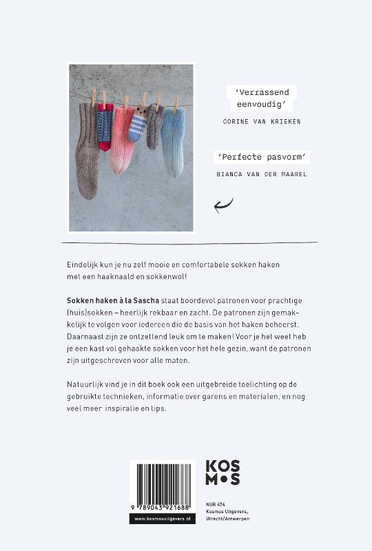 Sokken haken à la Sascha / Haken a la Sascha Sokken haken à la Sascha / Haken a la Sascha achterkant