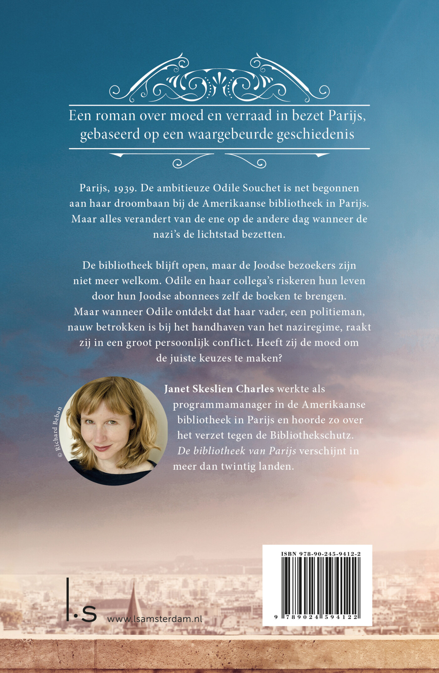 De bibliotheek van Parijs achterkant