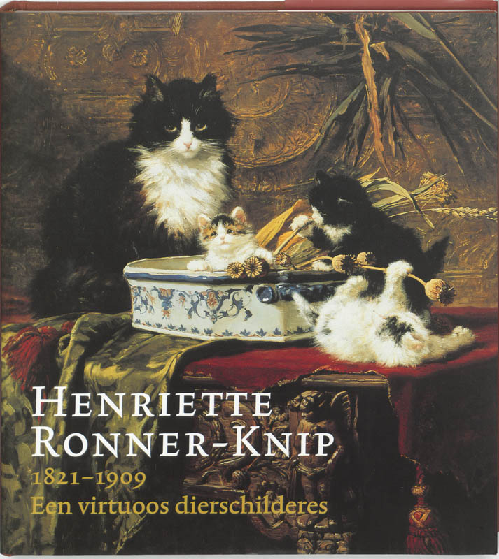 Henriette Ronner Knip 1821-1909 Luie Kat