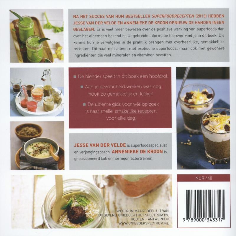 De snelle superfood chef achterkant