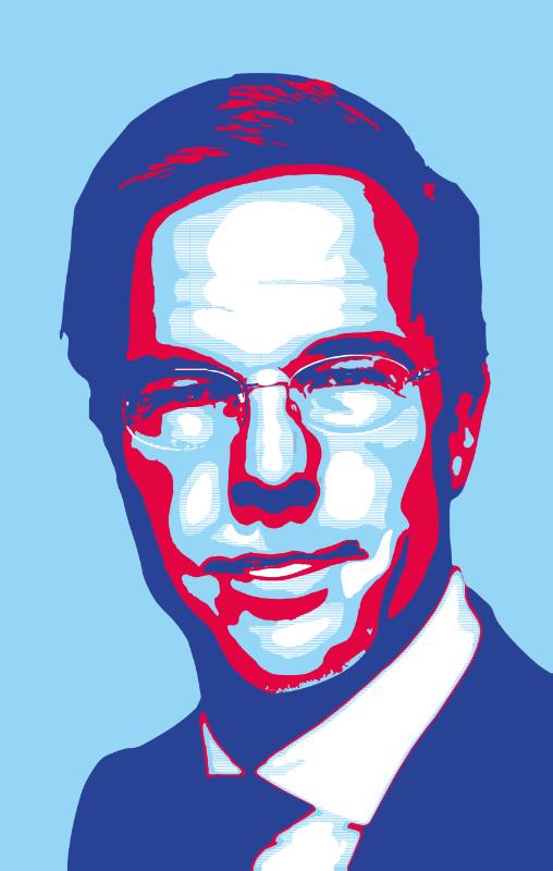 Mark Rutte achterkant