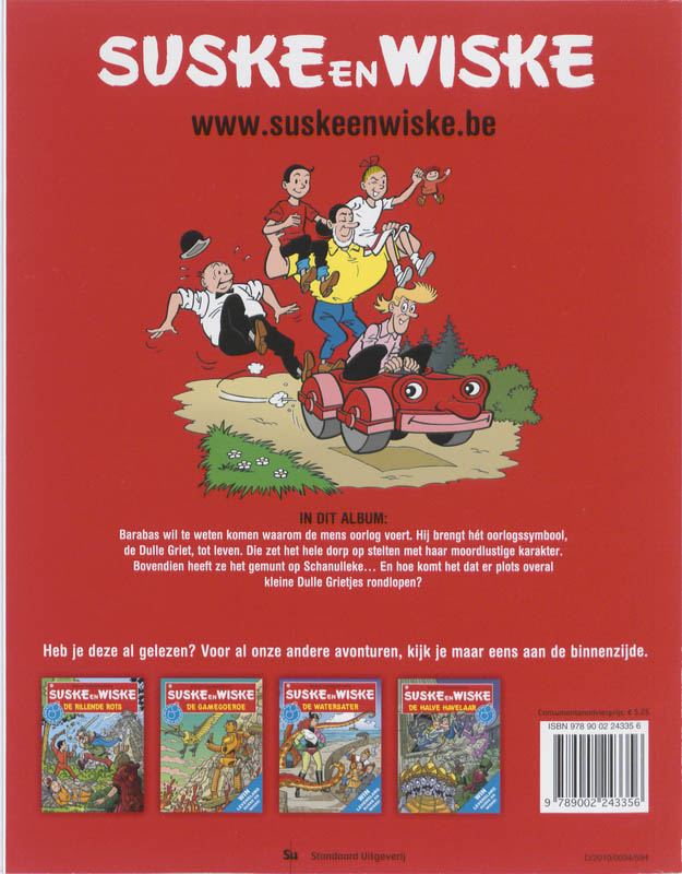 Suske en Wiske 078 de dulle griet achterkant