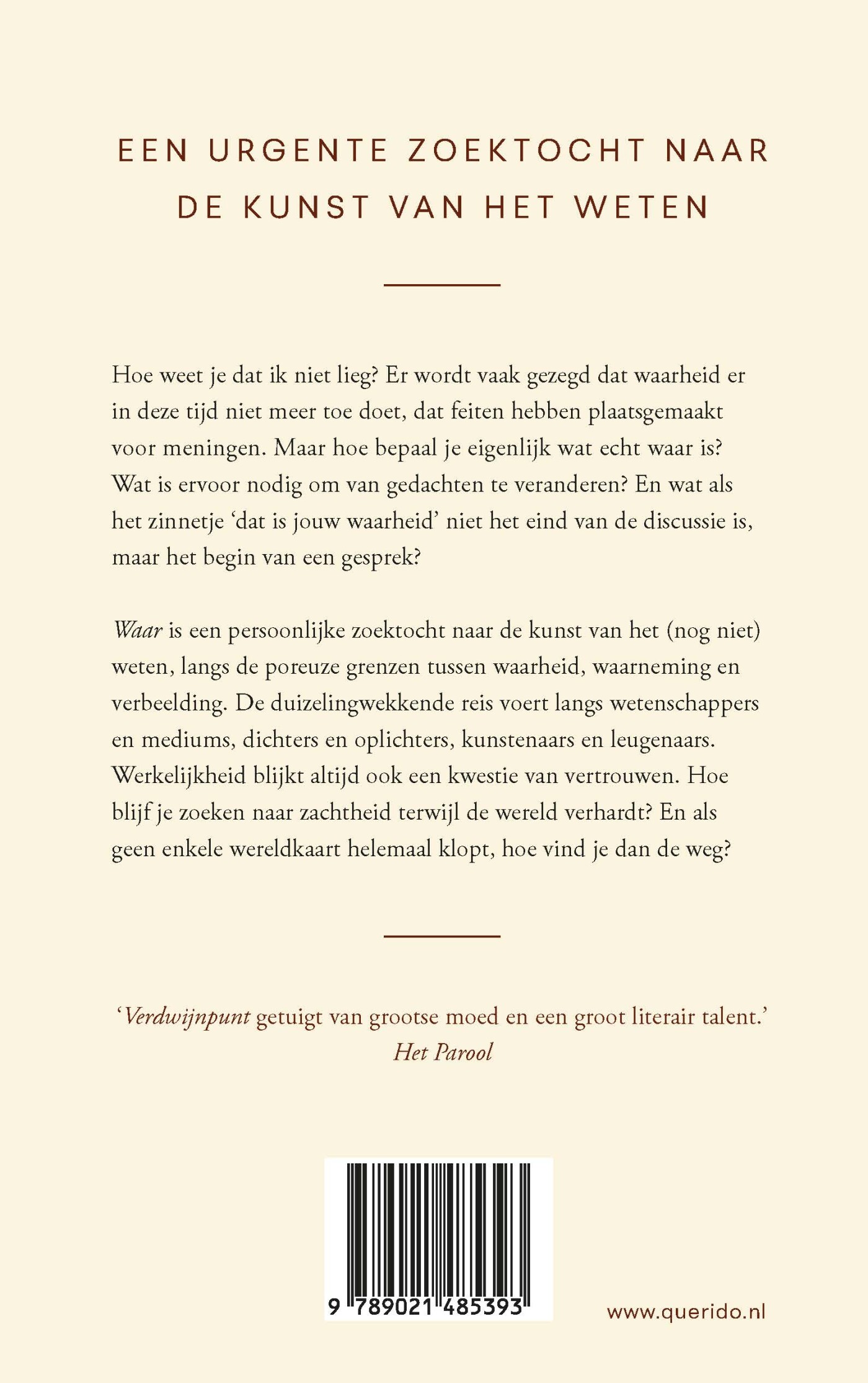 Waar achterkant