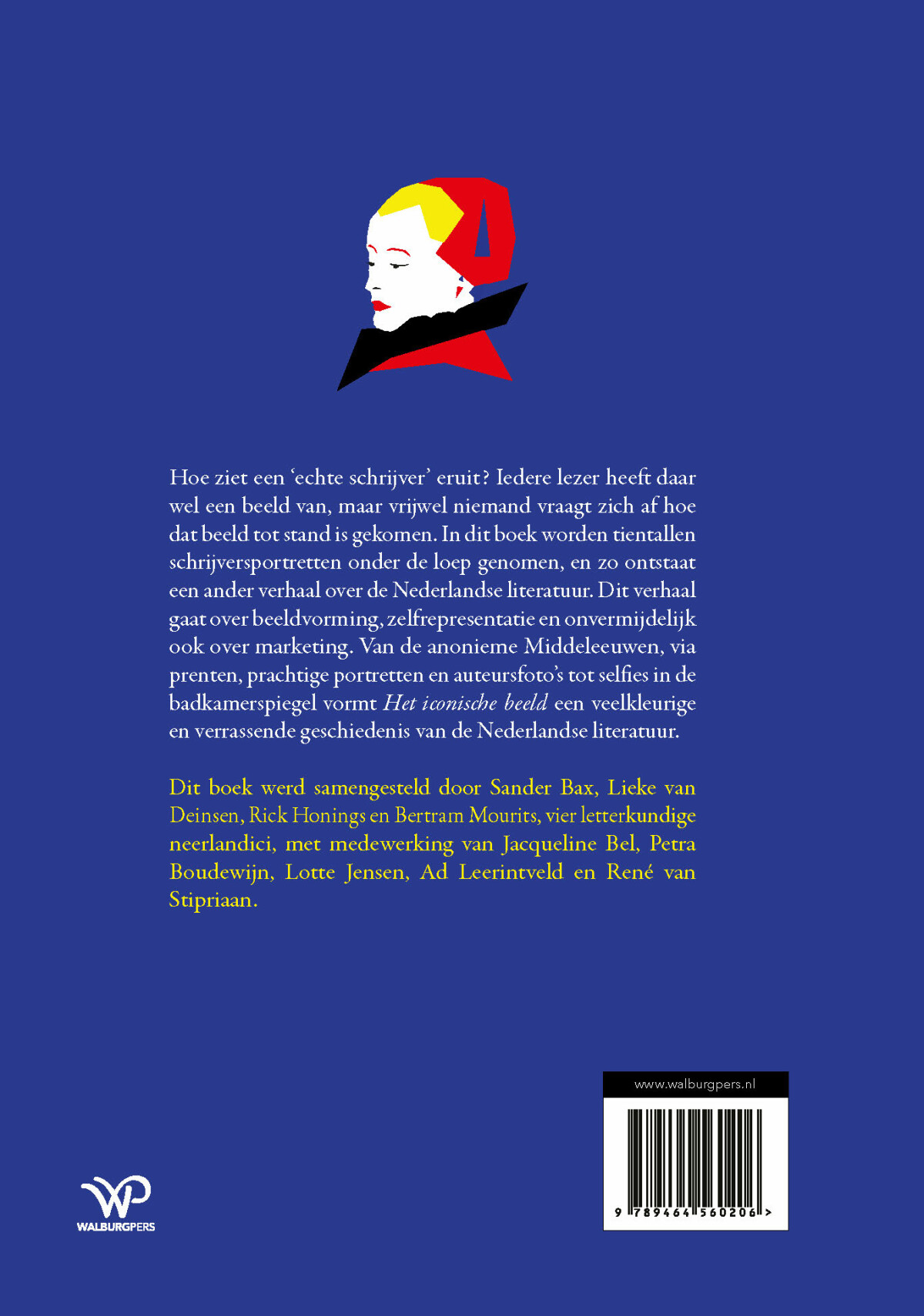 Iconische schrijvers achterkant