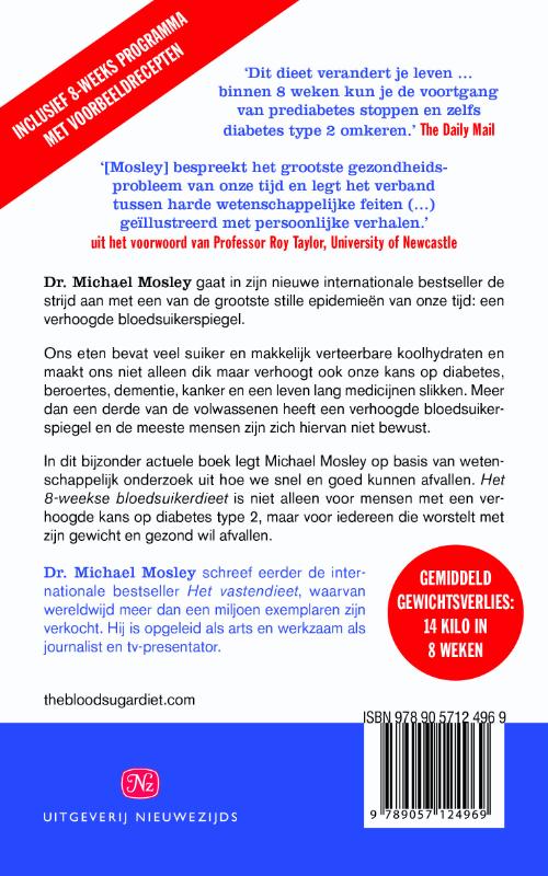 Het 8-weekse bloedsuikerdieet Het 8-weekse bloedsuikerdieet achterkant