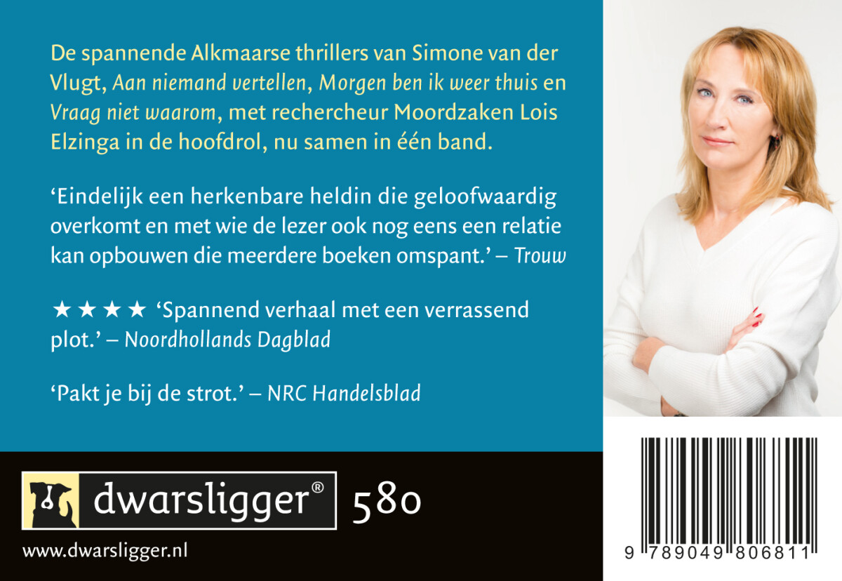 De Lois-trilogie / Dwarsligger / 580 achterkant