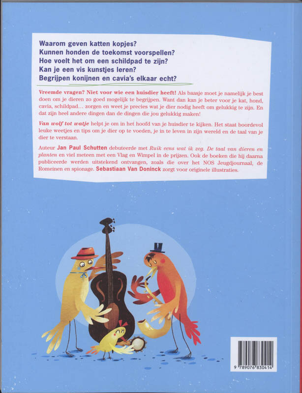 Van wolf tot watje achterkant