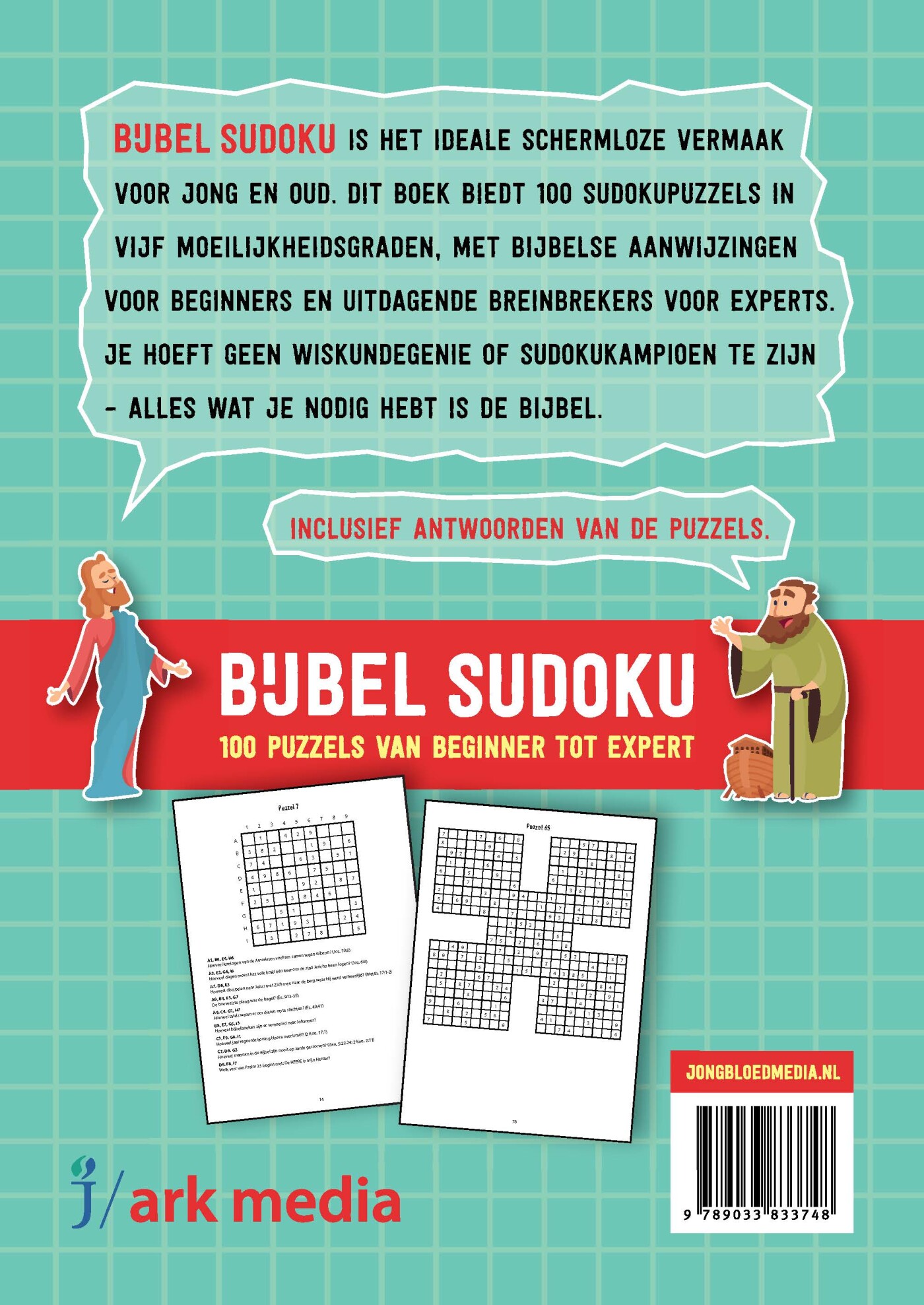 Bijbel sudoku Bijbel sudoku achterkant