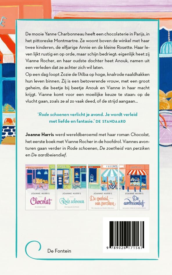 Rode schoenen / Chocolat / 2 achterkant
