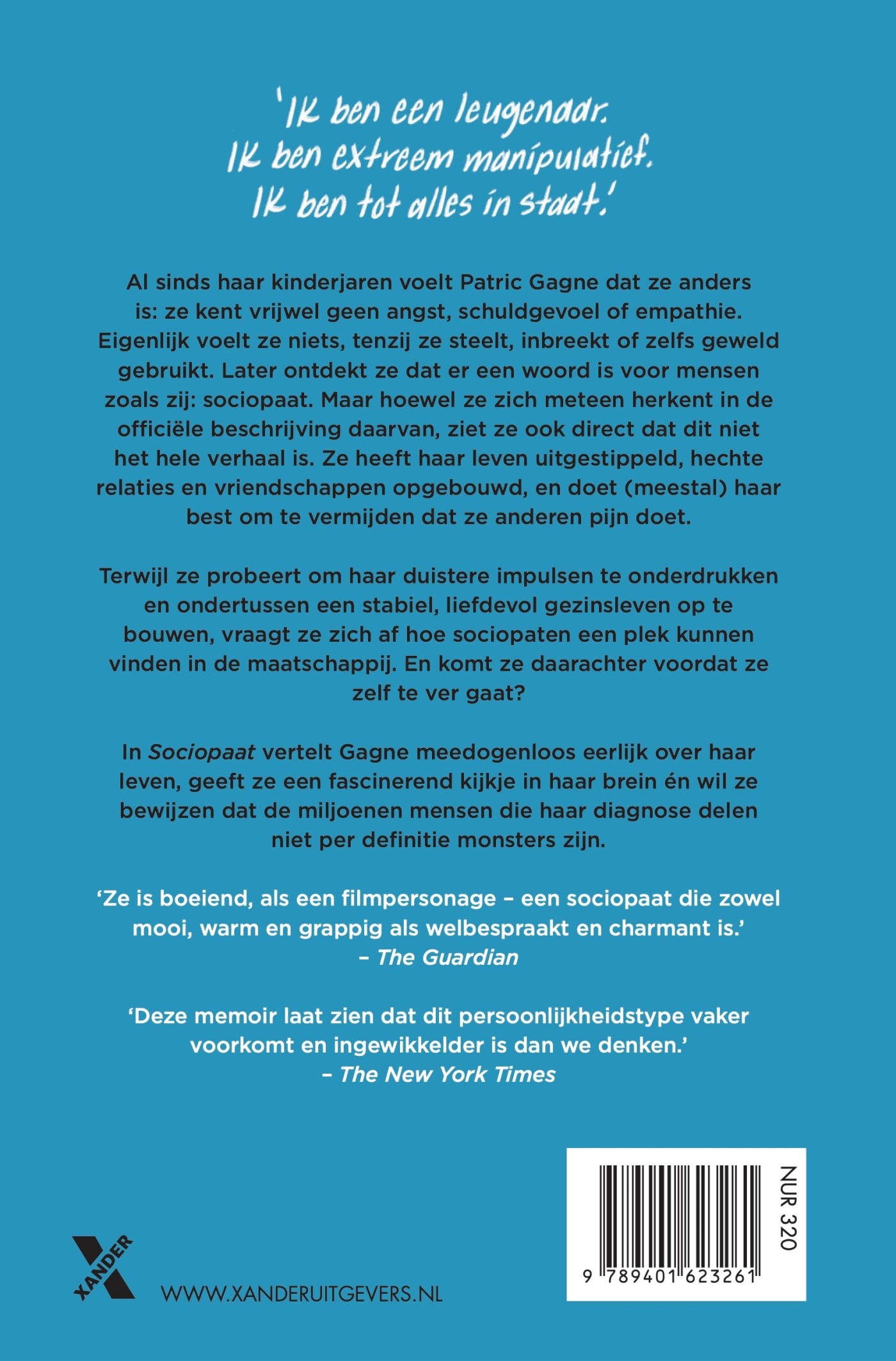 Sociopaat achterkant