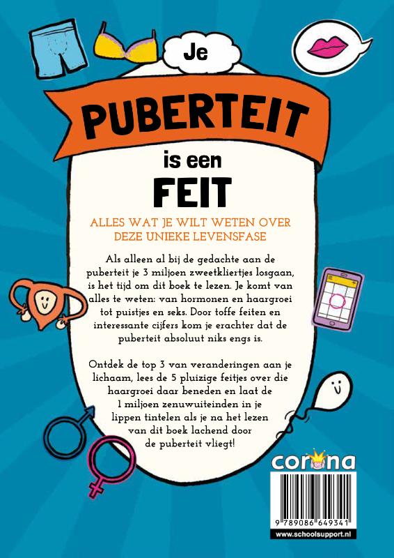 Je puberteit is een feit achterkant