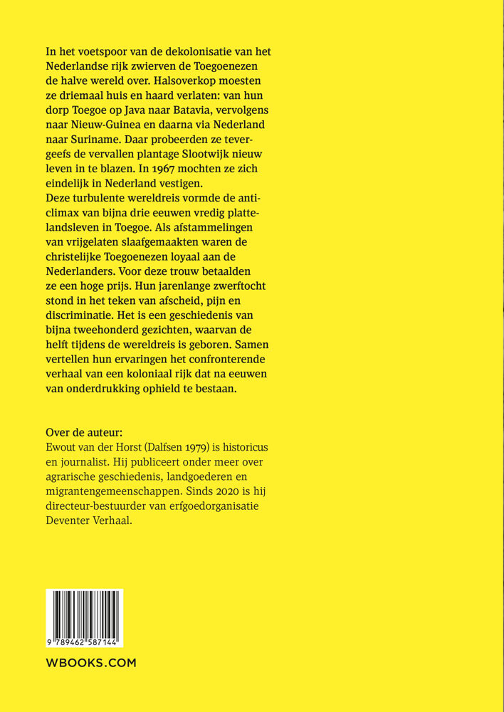 De Toegoenezen achterkant