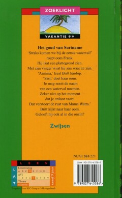 Het goud van Suriname / Zoeklicht Vakantie / ** achterkant