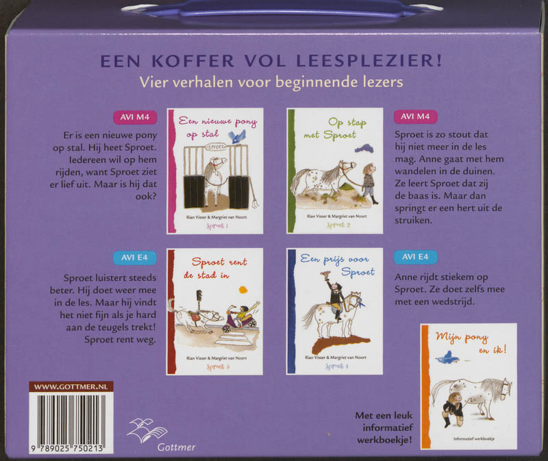 De stoutste pony van stal / Sproet achterkant