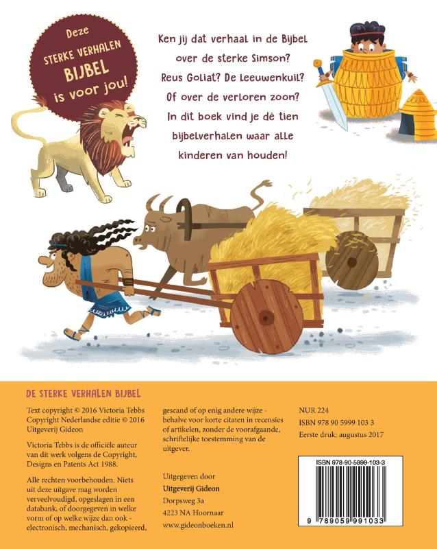De sterke verhalen Bijbel achterkant