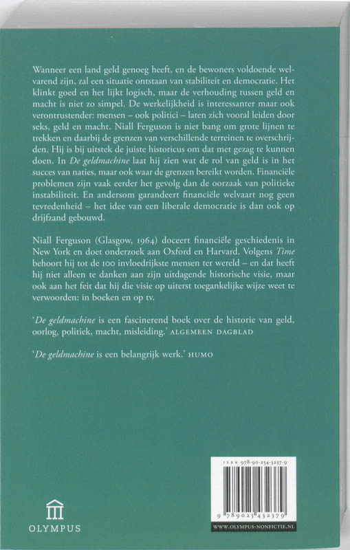 De geldmachine / Olympus Pockets De geldmachine / Olympus Pockets achterkant