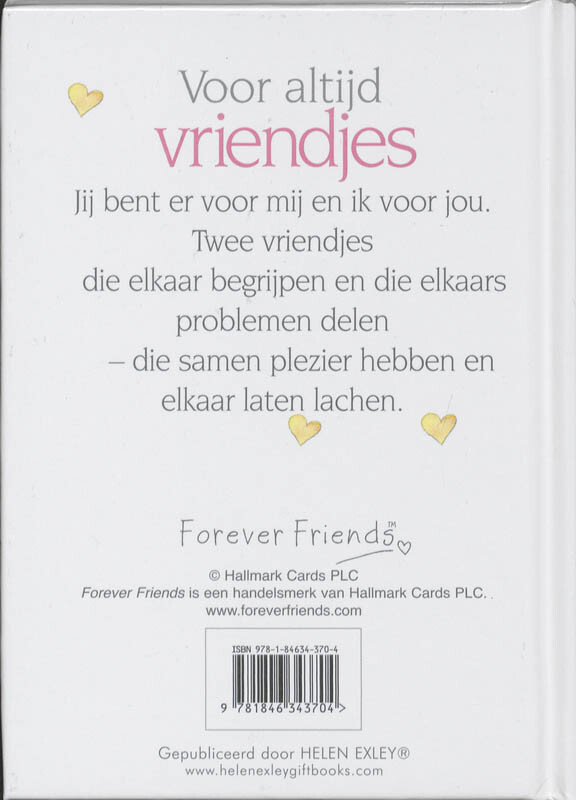 Forever Friends Voor altijd vriendjes / Forever Friends achterkant