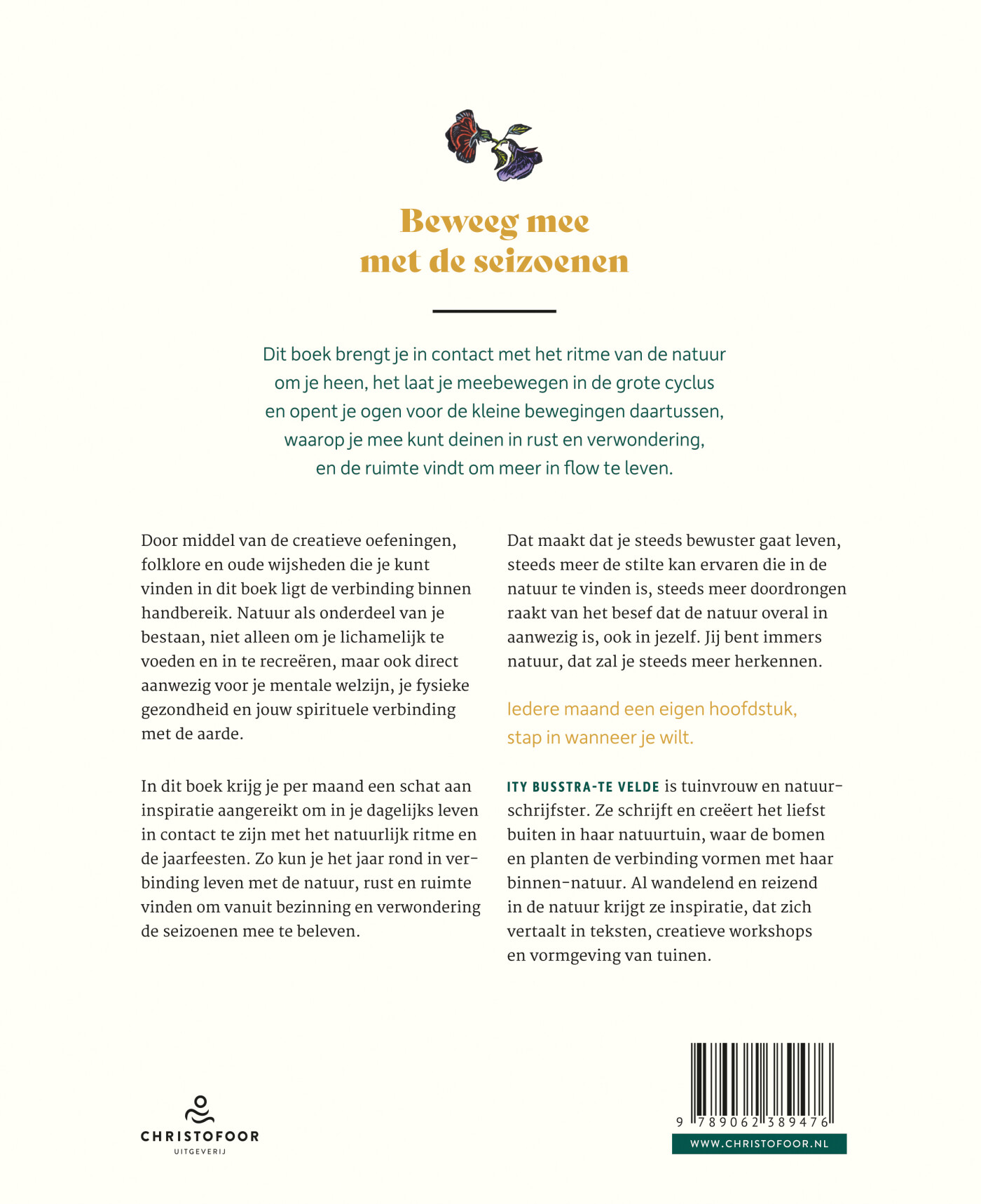 Natuurlijk geïnspireerd leven achterkant