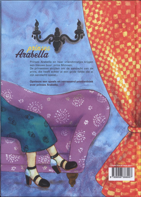 Prinses Arabella en prins Mimoen achterkant
