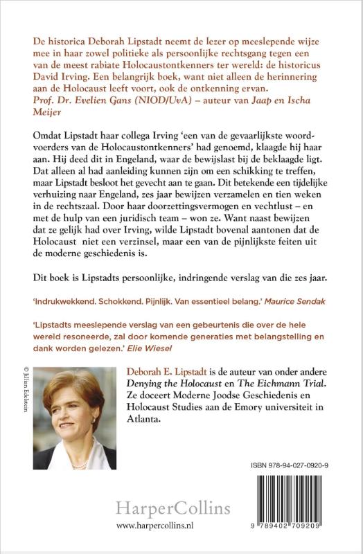 De geschiedenis ontkend De geschiedenis ontkend achterkant