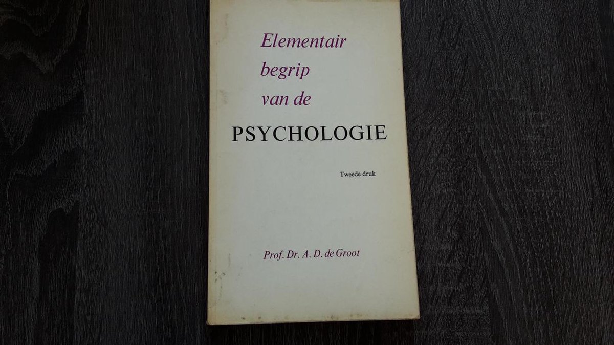 Elementair begrip van psychologie