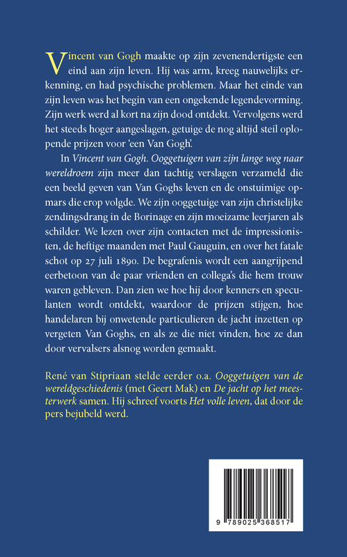 Vincent van Gogh achterkant