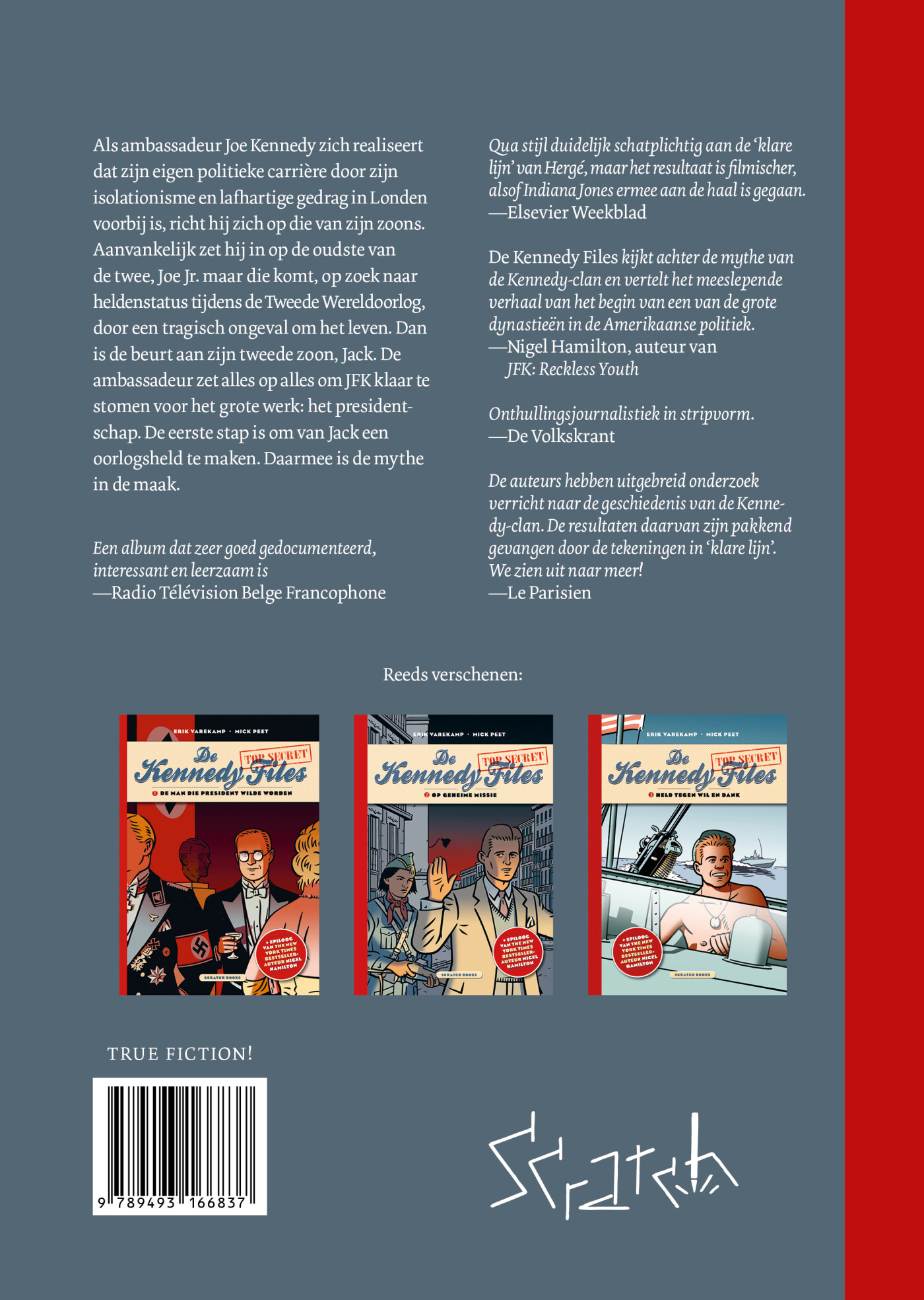 Mythe in de maak / De Kennedy Files / 4 achterkant