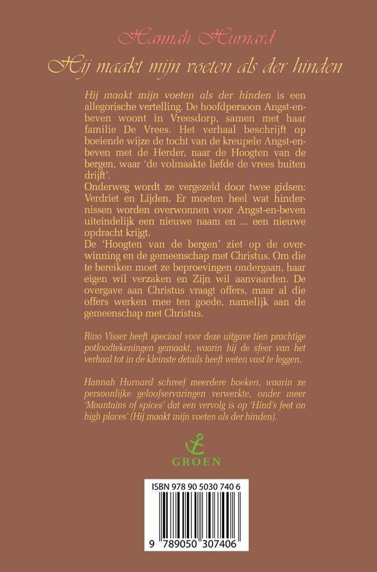 Hij maakt mijn voeten als der hinden achterkant