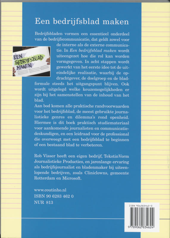 Een bedrijfsblad maken Een bedrijfsblad maken achterkant