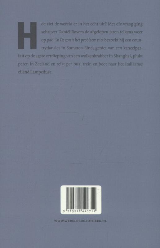 De zon is het probleem niet De zon is het probleem niet achterkant