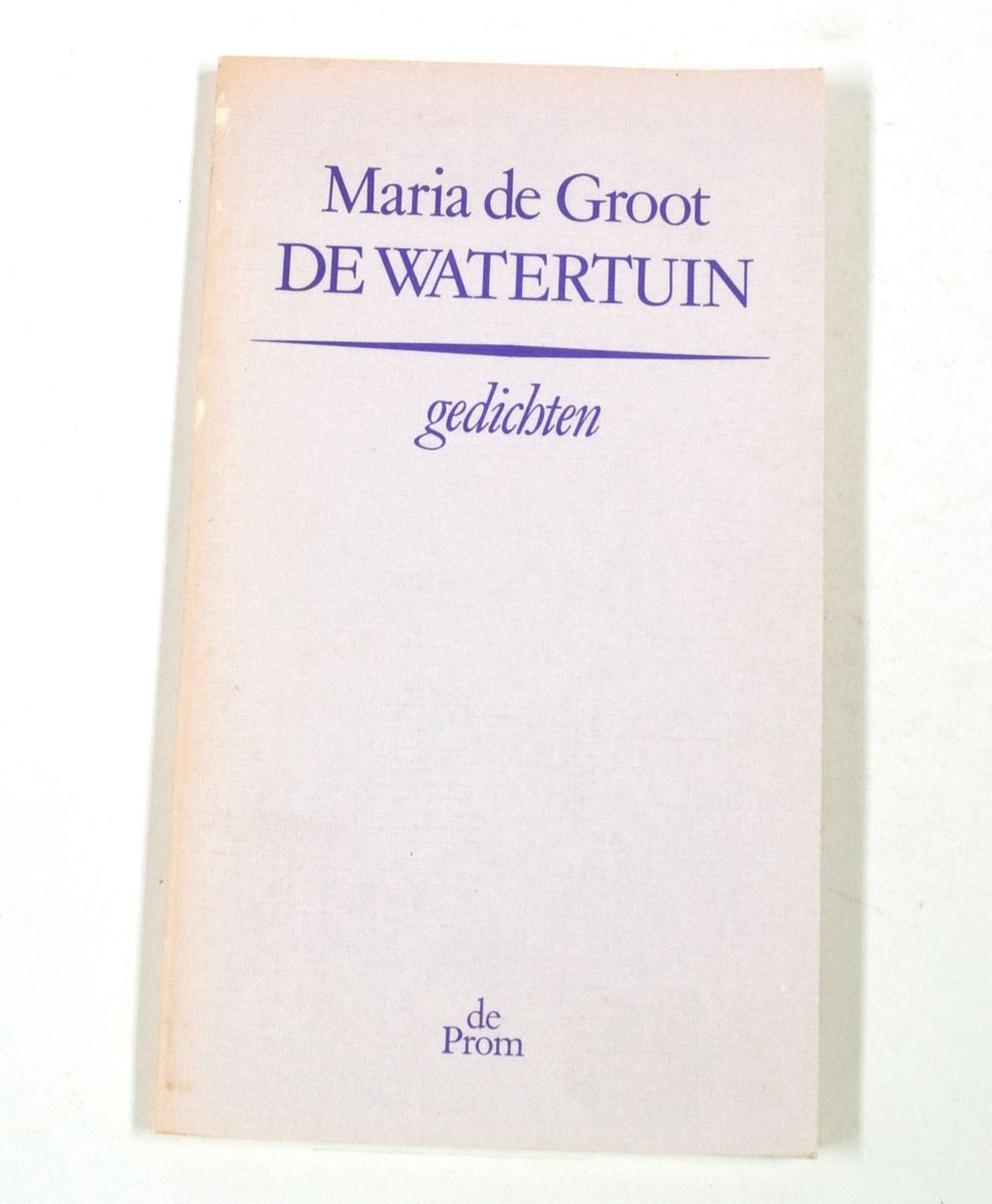 De Watertuin - Gedichten