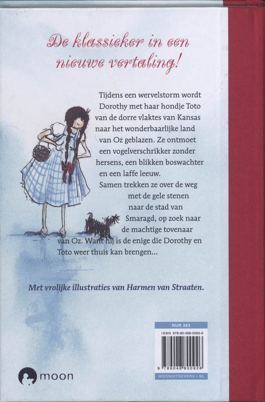 De wonderbaarlijke tovenaar van Oz achterkant