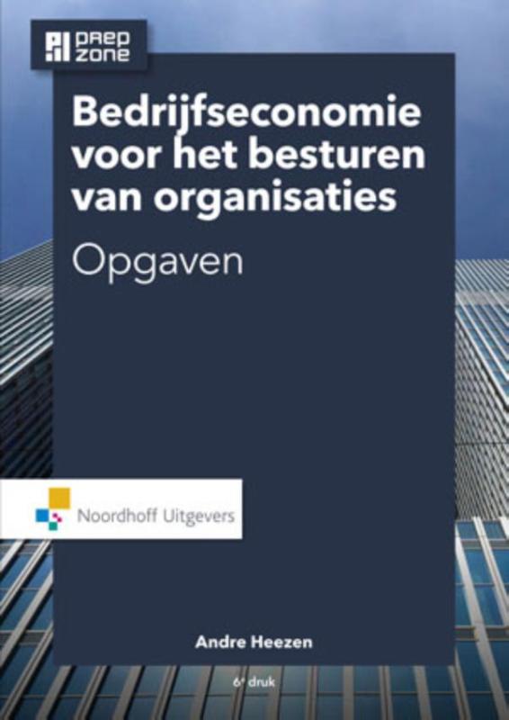 Bedrijfseconomie voor het besturen van organisaties