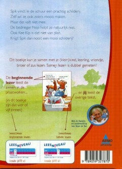 Wat wit en wat geel / Spik en spek achterkant