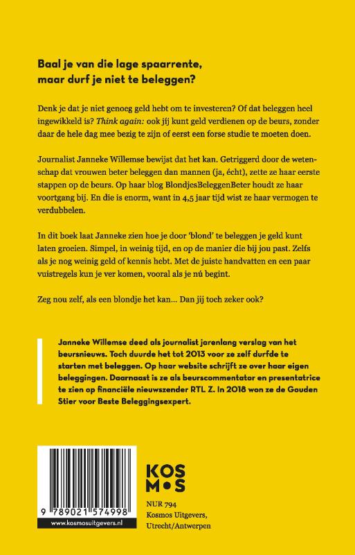 Blondjes beleggen beter Blondjes beleggen beter achterkant