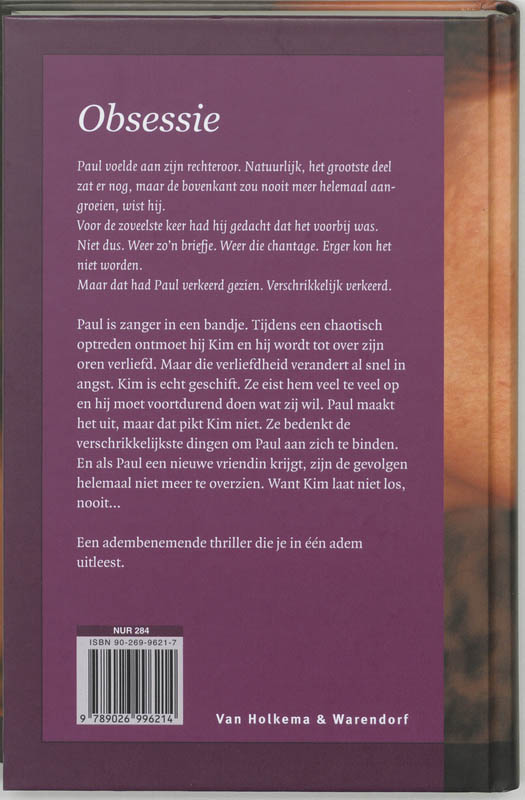 Obsessie Obsessie achterkant