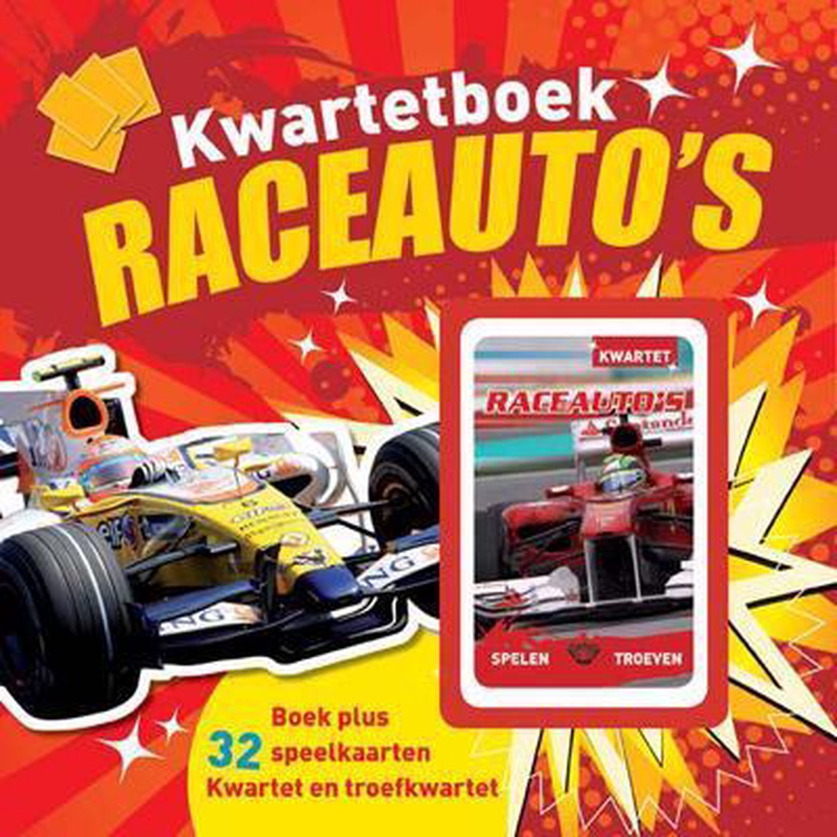 Kwartetboek raceauto's