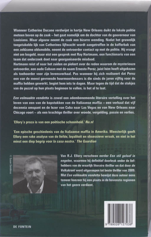 Een volmaakte vendetta achterkant