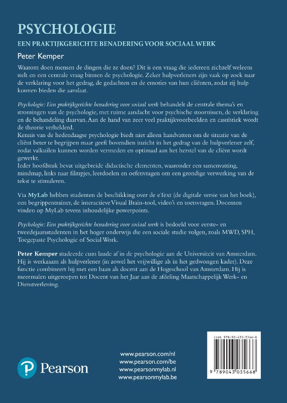 Psychologie Psychologie achterkant