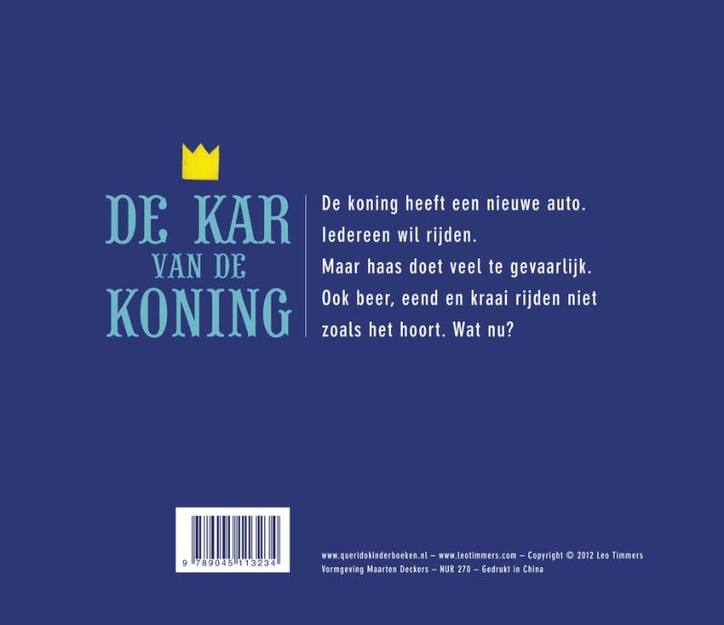 De kar van de koning achterkant