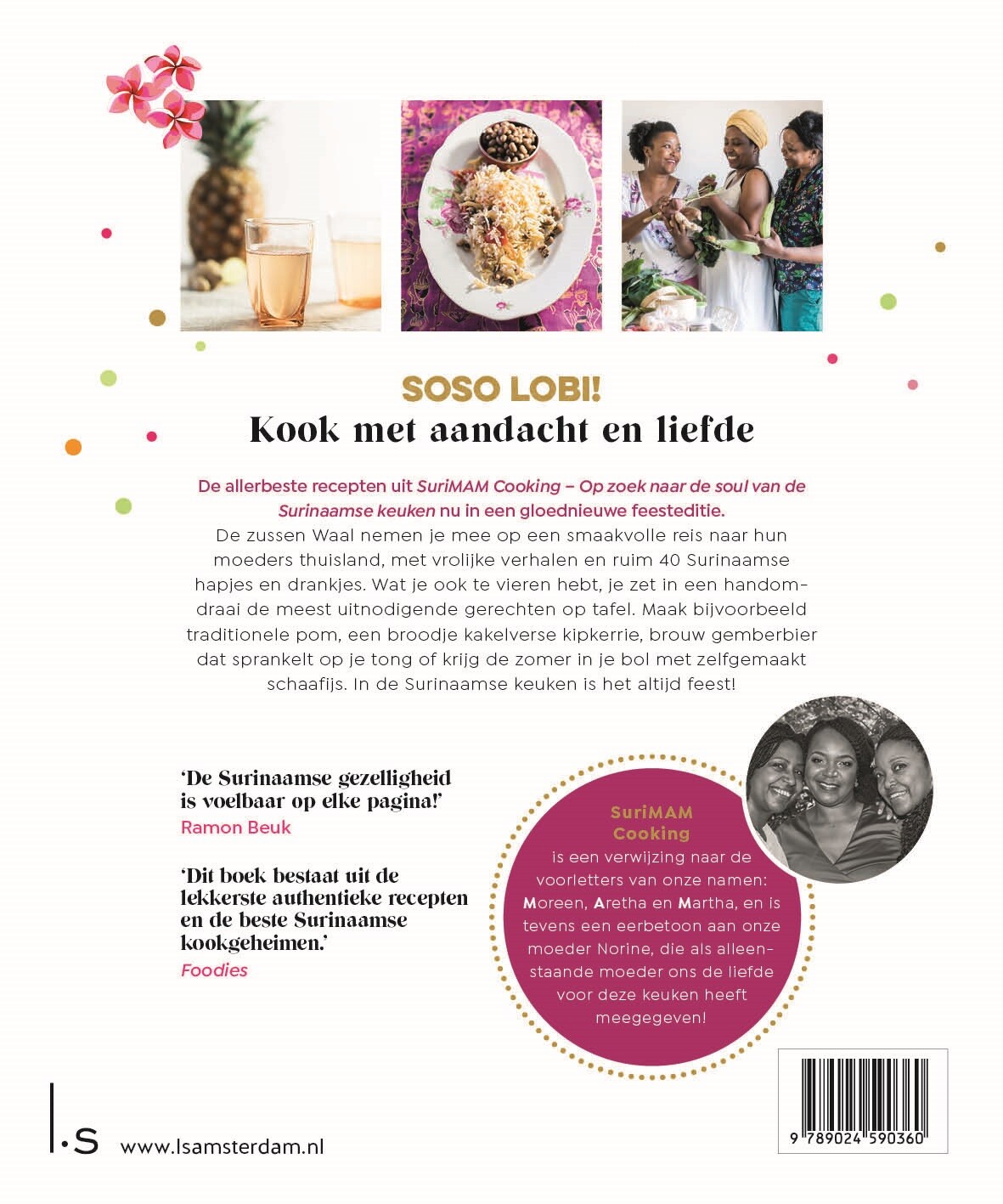 SuriMAM Cooking - Feest / SuriMAM Cooking achterkant